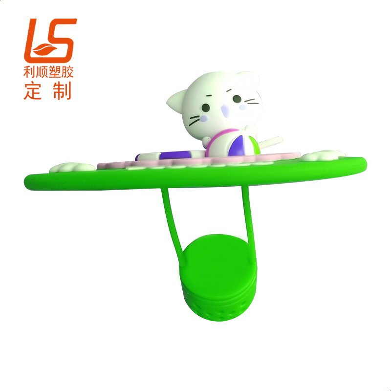 定制硅膠杯蓋茶漏 立體公仔濾茶器杯蓋