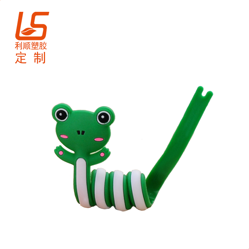 定制數(shù)據(jù)線卡通纏線器 耳機(jī)線軟膠綁線器