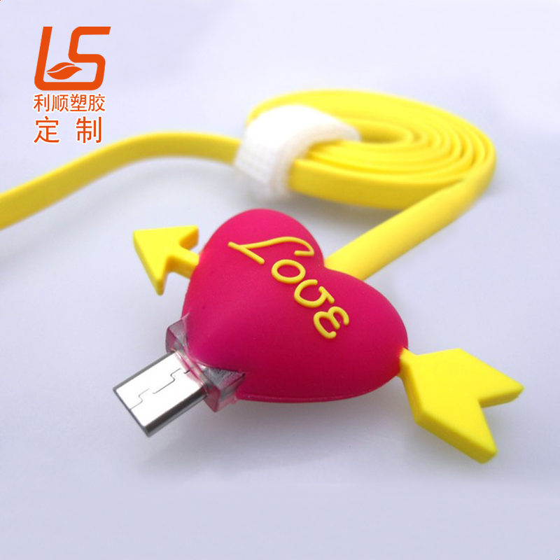 定制卡通公仔數(shù)據(jù)線接頭裝飾套