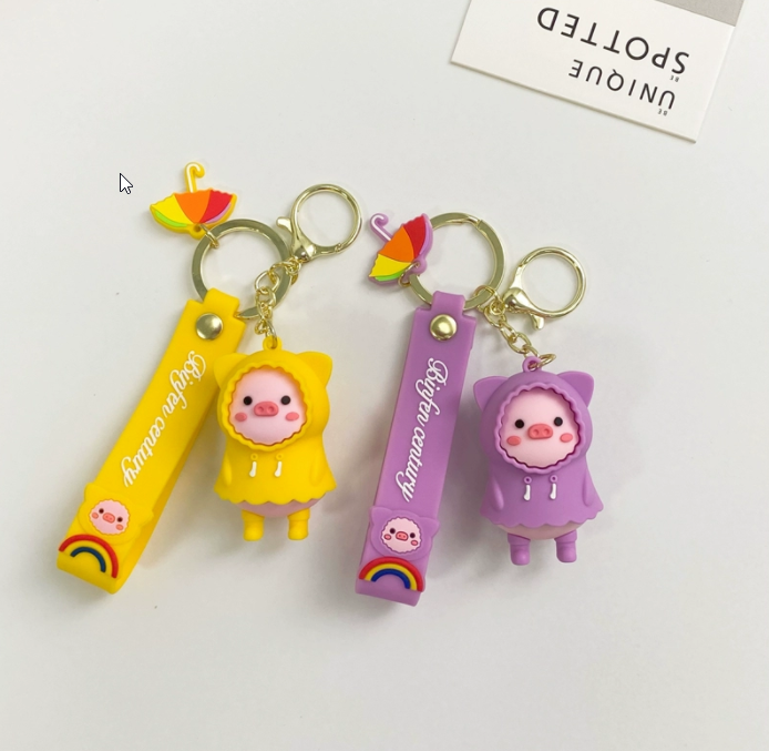 硅膠鑰匙扣公仔